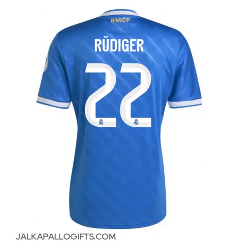 Real Madrid Antonio Rudiger #22 Kolmaspaita 2025-26 Lyhythihainen